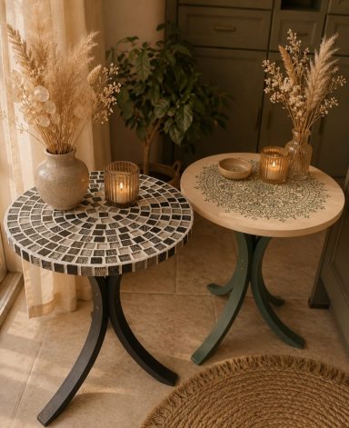 Upcycling Beistelltische 